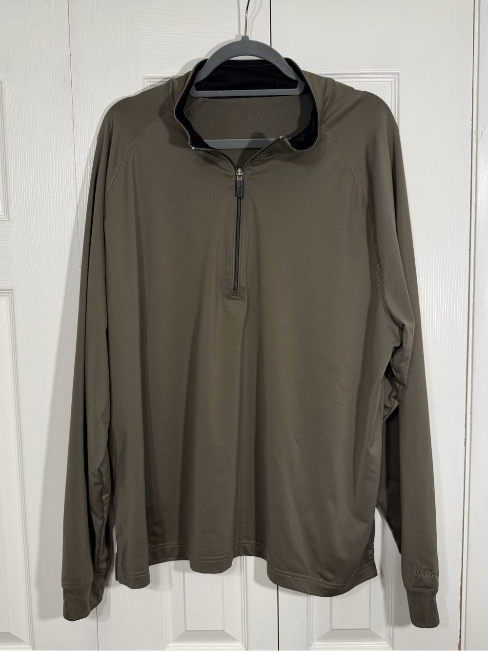 Walter Hagen Quarter Zip Pullover Size XL Green